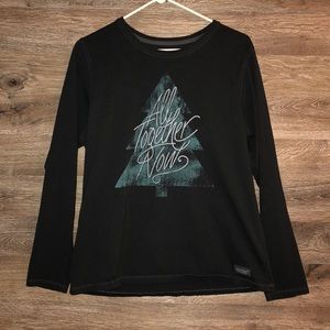 Life is Good graphic long sleeve tee
